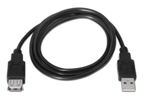 Comprar Cabo USB 2.0 Preto 1.8m - Nanocable - Conector Tipo A/M-A/ H Cabo USB 2.0 Preto 1.8m - Nanocable - Conector Tipo A/M-A/ H