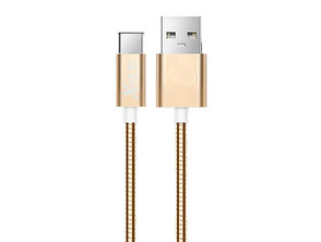 Comprar Cabo USB Tipo C Metal X-One - Ouro Rosa Cabo USB Tipo C Metal X-One - Ouro Rosa