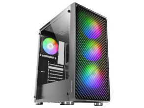Comprar CAIXA ATX Semitorre Mars Gaming MC-F Black com Metal Mesh Frontal e 3 Ventiladores ARGB de 120mm CAIXA ATX Semitorre Mars Gaming MC-F Black com Metal Mesh Frontal e 3 Ventiladores ARGB de 120mm