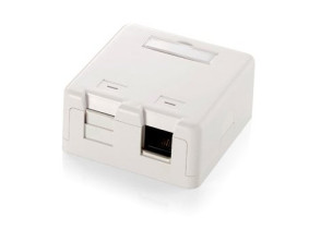 Comprar CAIXA DE SUPERFICIE EQUIP KEYSTONE PARA 2 ROSETAS - Equip RJ45 Conectores CAIXA DE SUPERFICIE EQUIP KEYSTONE PARA 2 ROSETAS - Equip RJ45 Conectores