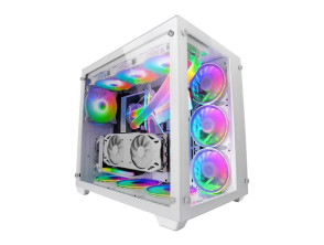 Comprar CAIXA E-ATX TORRE GAMING MARS GAMING MCV3 WHITE XXL DOBLE VENTANA DE CRISTAL TEMPLADO - PREMIUM CUSTOM CAIXA E-ATX TORRE GAMING MARS GAMING MCV3 WHITE XXL DOBLE VENTANA DE CRISTAL TEMPLADO - PREMIUM CUSTOM