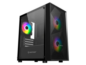 Comprar CAIXA MICROATX UNYKA MIR B200 BLACK VIDRIO TEMPLADO LATERAL 3VENT ARGB DE140MM 3,5" / 2,5" CAIXA MICROATX UNYKA MIR B200 BLACK VIDRIO TEMPLADO LATERAL 3VENT ARGB DE140MM 3,5" / 2,5"