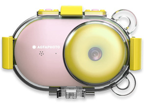 Cámara Deportiva Digital AgfaFoto Realikids Cam Waterproof Rosa