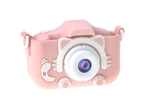 Comprar Câmera Digital Para Crianças K1C Versão Melhoria com Funda Gato Rosa Câmera Digital Para Crianças K1C Versão Melhoria com Funda Gato Rosa