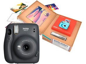 Cámara Fujifilm Instax Mini 11 Bundle Charcoal