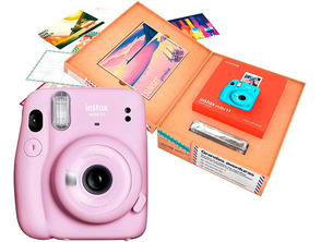 Cámara Fujifilm Instax Mini 11 Bundle Lilac Roxo