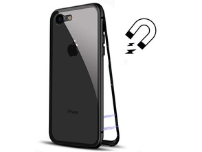 Comprar Magnetic Case with Tempered Glass iPhone 7/8 Plus Preto Magnetic Case with Tempered Glass iPhone 7/8 Plus Preto