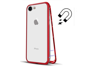 Comprar Magnetic Case with Tempered Glass Iphone 7/8 Vermelho Magnetic Case with Tempered Glass Iphone 7/8 Vermelho