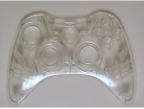 Carcaça controlador de jogo Faceplate Evolve 360 transparece