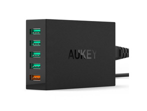 Cargador de parede de 5 portos Aukey
