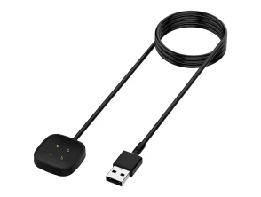 Carregador Fitbit Versa 3 / Versa 4 Preto - Marca CROCOCASE