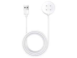 Carregador branco USB-A Compatível para Google Pixel Watch 3 / Pixel Watch 2 / Fitbit Versa 4 / Versa 3 - Marca CROCOCASE