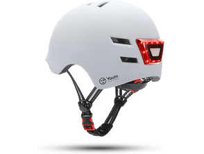 Comprar Casco Youin con LED Frontal y Trasero Blanco (L) Casco Youin con LED Frontal y Trasero Blanco (L)