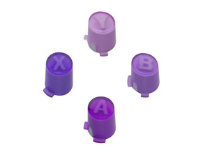ABXY Button Set for Xbox 360 Controller Violet