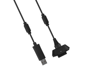 Cabo Joga e Ônus Xbox 360 Branco/Negro Preto