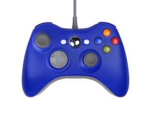 Comando Xbox 360 Azul (Não oficial)
