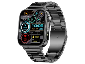Comprar Smartwatch Colmi P80 com Correa de Aço Negro Smartwatch Colmi P80 com Correa de Aço Negro