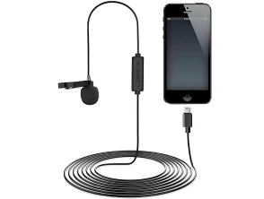 Comprar Micrófono Lavalier COMICA para smartphone com Conector Lightning 4.5 m Micrófono Lavalier COMICA para smartphone com Conector Lightning 4.5 m
