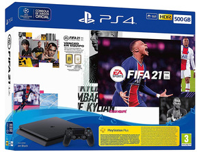 Consola Playstation 4 + FIFA 21 + Equipe Fifa Ultimate Team