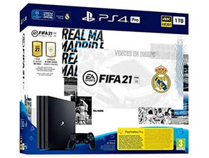Consola Playstation 4 Pro 1 TB Real Madrid Edition + Fifa 21