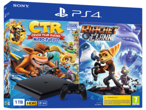 Comprar Console Playstation 4 Slim (1 TB)   Crash Team Racing Nitro Fueled   Ratchet & Clank Console Playstation 4 Slim (1 TB)   Crash Team Racing Nitro Fueled   Ratchet & Clank