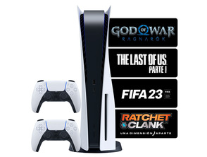 Comprar Consola Playstation 5 + 2 Mandos + 4 Juegos + Accesorios Consola Playstation 5 + 2 Mandos + 4 Juegos + Accesorios