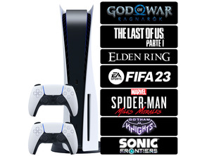 Comprar Consola Playstation 5 + 7 Juegos + 2 Mandos Consola Playstation 5 + 7 Juegos + 2 Mandos