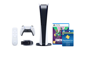 Comprar Consola Playstation 5 Edição Digital + Fornite Lote La Infantil Risa + PSN 12 Meses + Accesorios Consola Playstation 5 Edição Digital + Fornite Lote La Infantil Risa + PSN 12 Meses + Accesorios