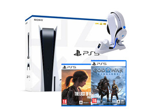 Comprar Consola Playstation 5 + God of War Ragnarök + The Last of Us 1 Consola Playstation 5 + God of War Ragnarök + The Last of Us 1