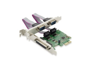 CONTROLADORA PCIe CONCEPTRONIC - 1 Porto Paralelo e 2 Portos Série