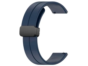 Correia Universal Magnética 22mm Azul Escuro - Xiaomi/Amazfit/Samsung/Huawei/Realme/Ticwatch