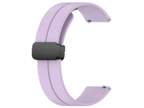Correia Magnética Universal 22mm Violeta para Smartwatch Xiaomi/Amazfit/Samsung/Huawei/Realme/Ticwatch
