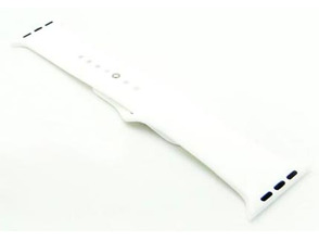 Cinta de Silicona Apple Watch Sport 38mm Blanco