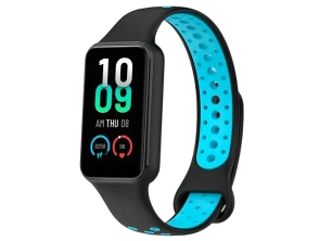 Correa Xiaomi Mi Smart Band 8 Active / Redmi Smart Band 2 Dual Preto Azul - Marca CROCOCASE