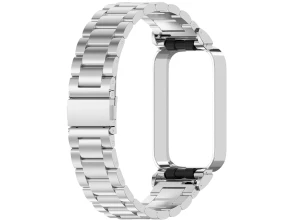 Comprar Correia Metal Eslabões para Xiaomi Mi Smart Band 9 Active / Redmi Smart Band 3 Prata Correia Metal Eslabões para Xiaomi Mi Smart Band 9 Active / Redmi Smart Band 3 Prata