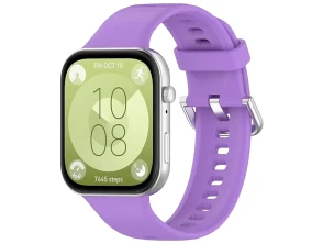 Correia de silicone Morado para Huawei Watch Fit 3 by CROCOCASE