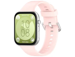 Correa Huawei Watch Fit 3 Rosa de Silicona - Marca CROCOCASE