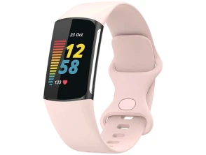 Correia de Silicona Fitbit Charge 5 / Charge 6 Rosa - CROCOCASE