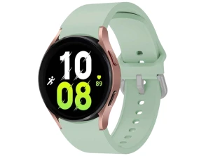 Correia de Silicone Verde Claro para Samsung Galaxy Watch 4/5/6