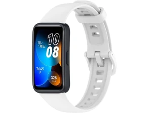 Correia de Silicone Branco para Huawei Band 8 / Huawei Band 9 / Honor Band 9