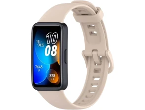Correia de Silicone Marfim para Huawei Band 8, Huawei Band 9 e Honor Band 9