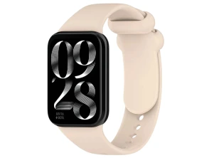 Correia de Silicone Marfim para Xiaomi Mi Smart Band 9 Pro / Band 8 Pro / Xiaomi Smart Band 10 Pro / Redmi Watch 4 / Redmi Watch 5 / Redmi Watch 6