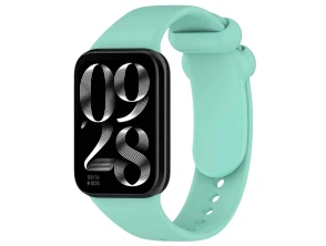 Correia de Silicone Turquesa para Xiaomi Mi Smart Band 9 Pro / Band 8 Pro / Xiaomi Smart Band 10 Pro / Redmi Watch 4 / Redmi Watch 5 / Redmi Watch 6