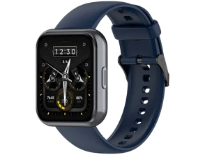 Correia de silicone Realme Watch 3 / 3 Pro Azul Escuro - Acessório para Smartwatch