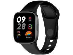 Comprar Correia de silicone Xiaomi Redmi Watch 3 Negro - Marca CROCOCASE Correia de silicone Xiaomi Redmi Watch 3 Negro - Marca CROCOCASE