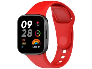 Comprar Correa de silicone vermelho para Xiaomi Redmi Watch 3 - CROCOCASE Correa de silicone vermelho para Xiaomi Redmi Watch 3 - CROCOCASE