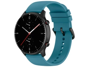 Comprar Correia de Silicona Universal 22mm Azul para Smartwatch Xiaomi/Amazfit/Samsung/Huawei/Realme/Ticwatch - Marca CROCOCASE Correia de Silicona Universal 22mm Azul para Smartwatch Xiaomi/Amazfit/Samsung/Huawei/Realme/Ticwatch - Marca CROCOCASE