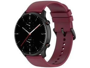Comprar Correia de Silicona Universal Vinho 22mm para Smartwatch Xiaomi/Amazfit/Samsung - Marca CROCOCASE Correia de Silicona Universal Vinho 22mm para Smartwatch Xiaomi/Amazfit/Samsung - Marca CROCOCASE