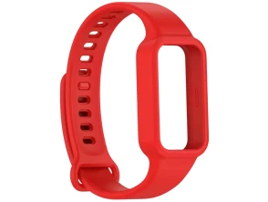 Correia de silicone vermelho para Xiaomi Mi Smart Band 9 Active / Redmi Smart Band 3