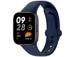Comprar Correa de silicone Xiaomi Redmi Watch 3 Sports Azul Escuro - CROCASE Correa de silicone Xiaomi Redmi Watch 3 Sports Azul Escuro - CROCASE